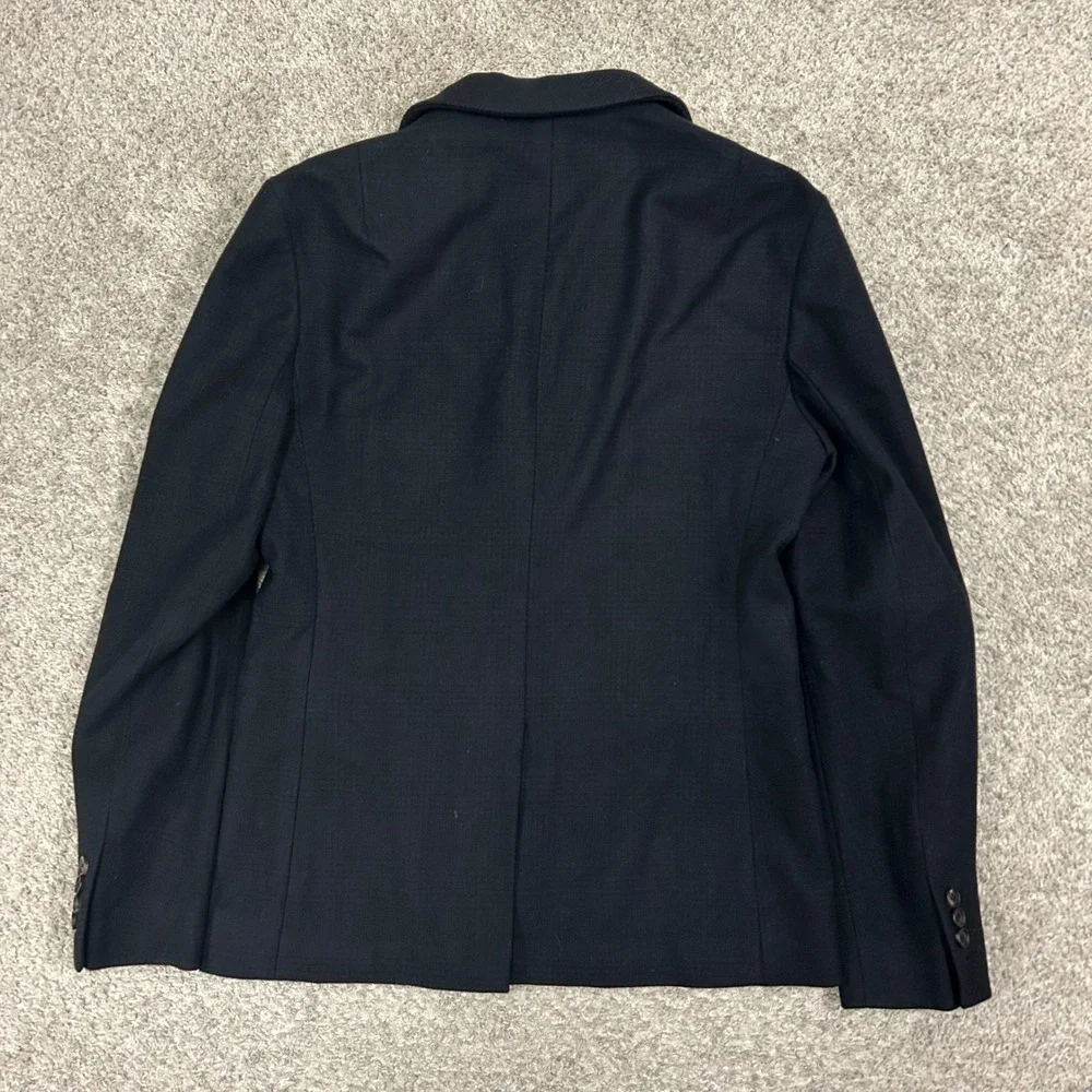AllSaints Blazer‎ Italian Cloth 36 Black Wool Cashmere Blend Slim Fit Jacket